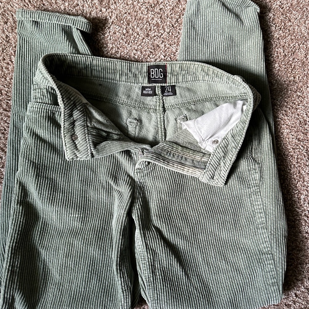 BDG Green Corduroy Urban Outfitters Pants